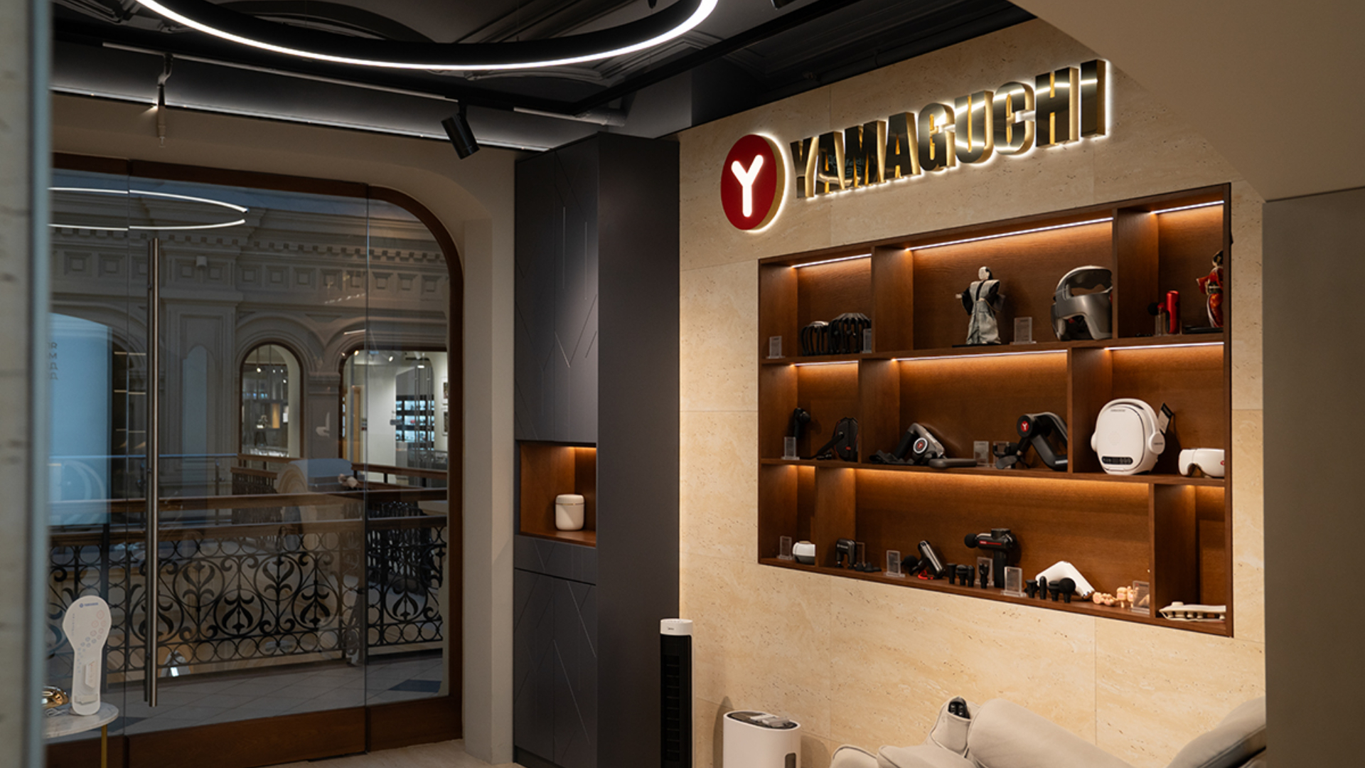 Дизайн-проект бутика Yamaguchi в ТЦ ГУМ