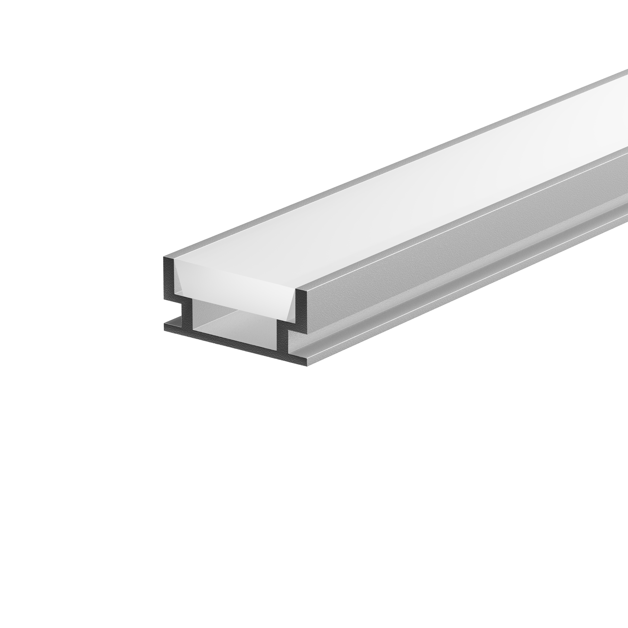 Алюминиевый профиль встраиваемый в пол ALM-1908-S-2M (Серебро, 2 м), ALM-1908-S-2M 636007