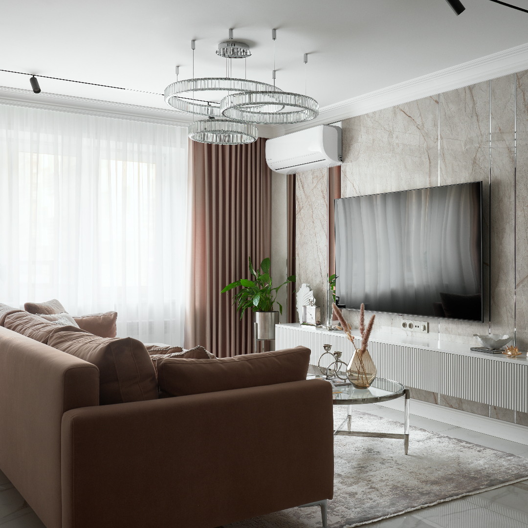 Светлый эклектик для семьи в Красноярске