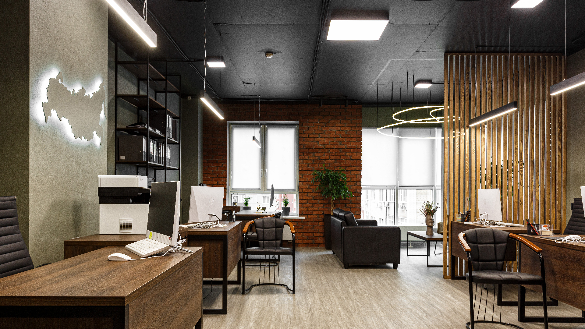 Свет и сталь: брутальный офис юридической компании