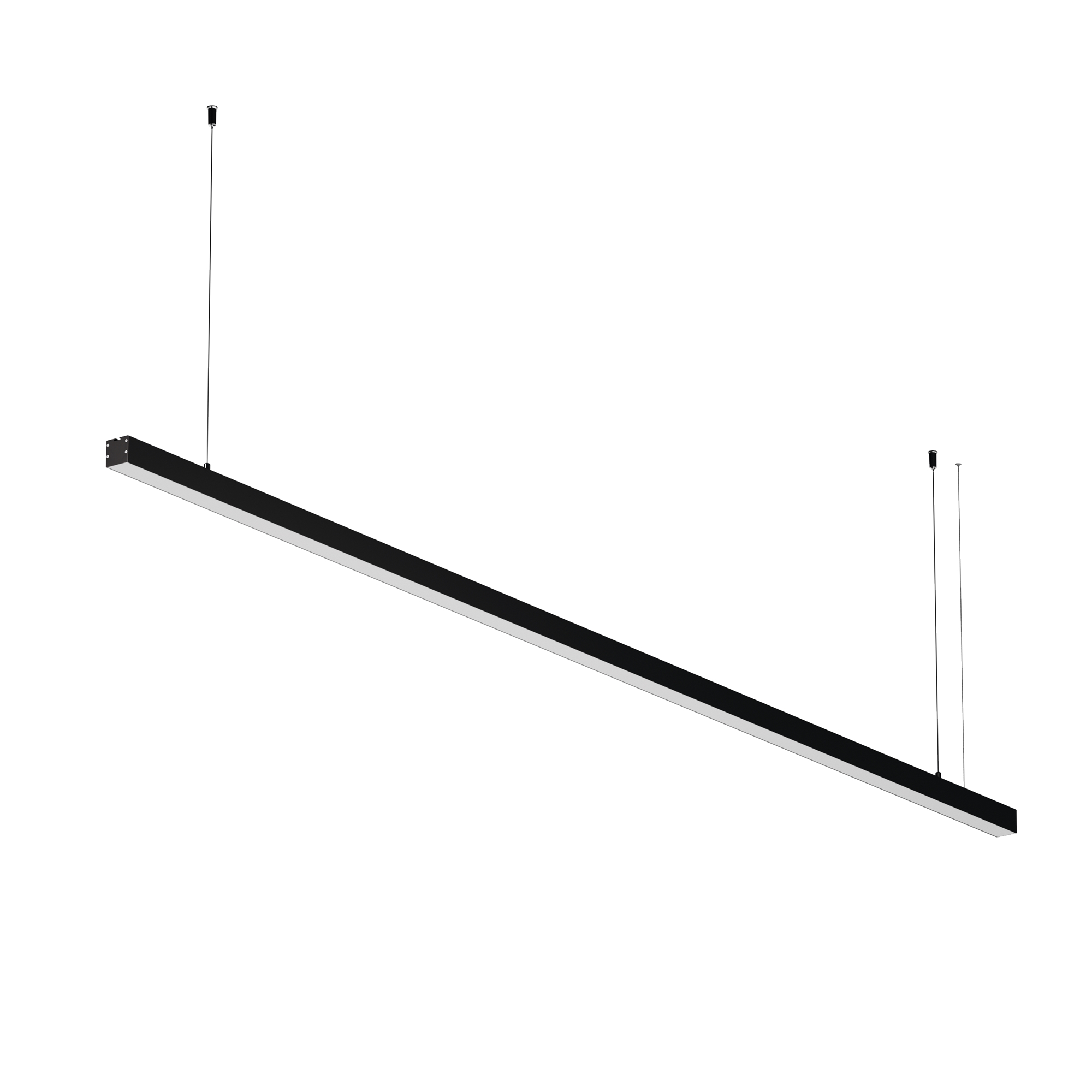 Линейный светильник подвесной 4000K 35x35 40 Вт (Черный, 2 м) LL312016