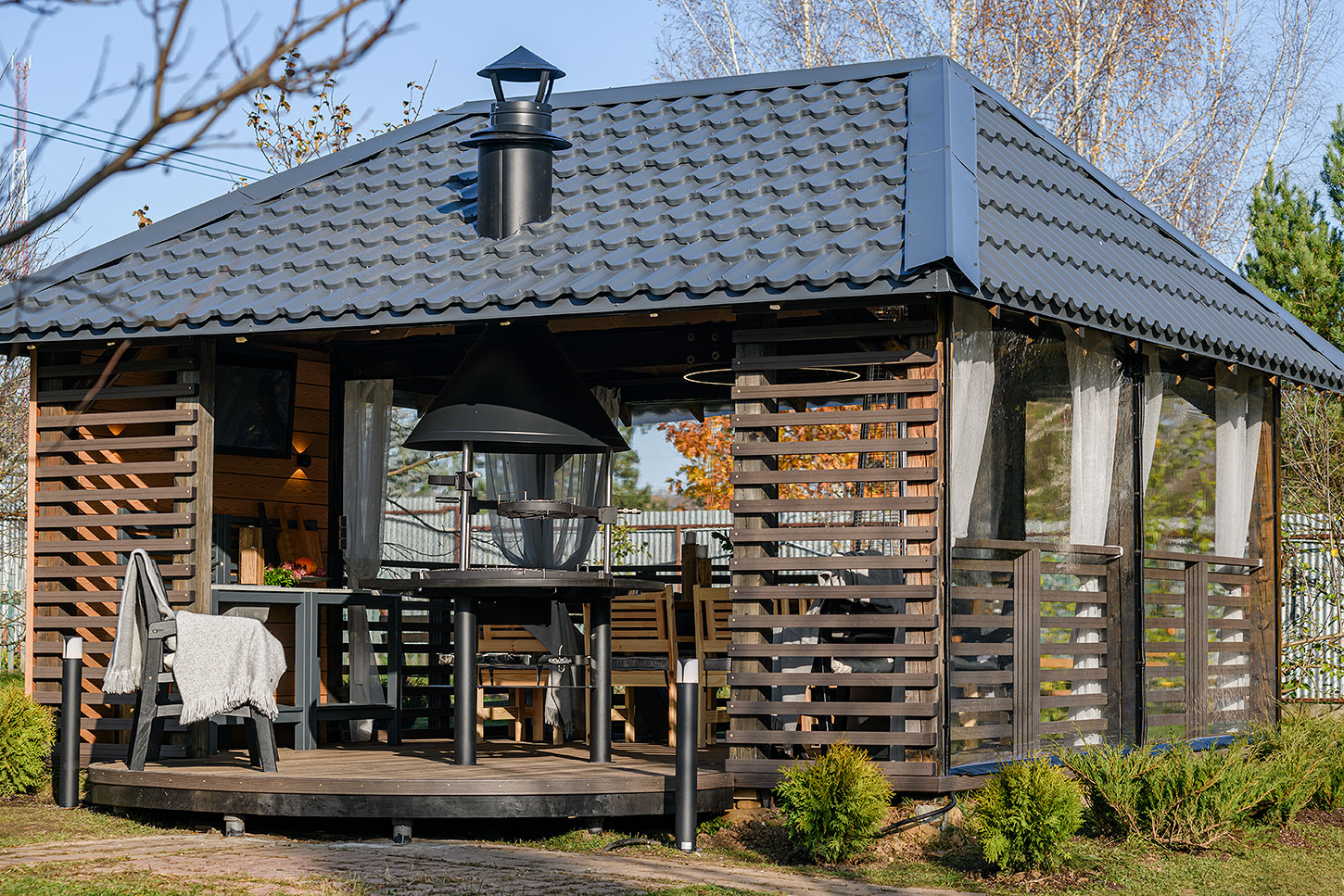 Освещение беседки в ТВ-проекте "На Дачу!"