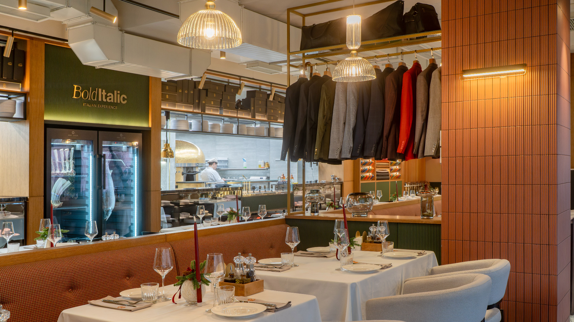 Bold Italic: ресторан итальянской кухни и мужского стиля