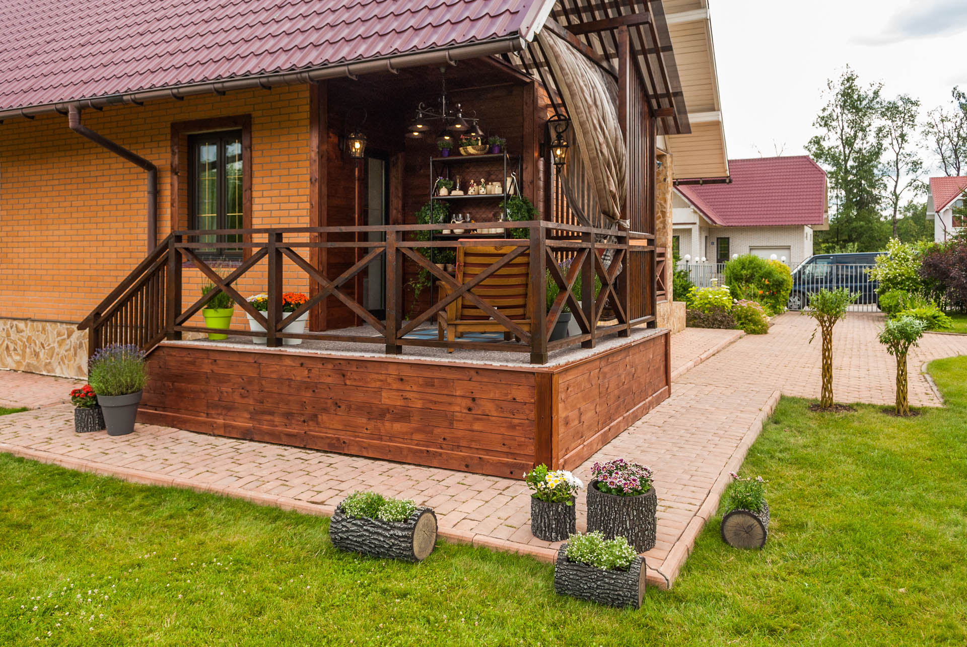 Альпийский дух на веранде