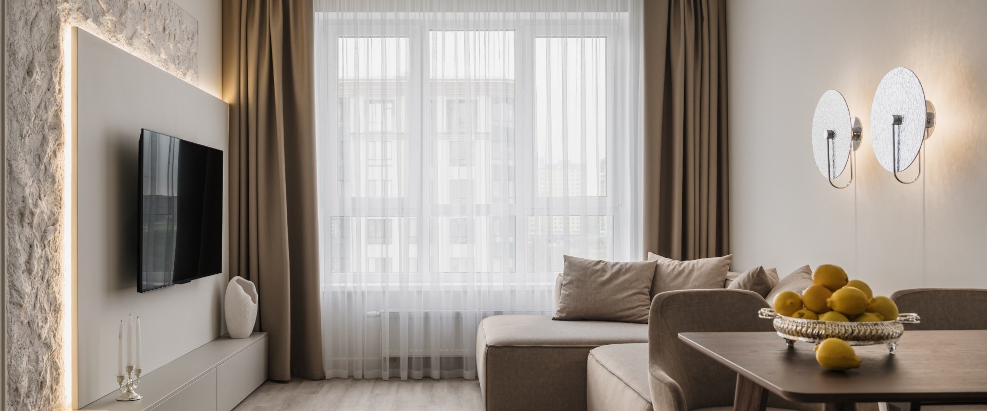 Современный интерьер, где свет заботится о каждом