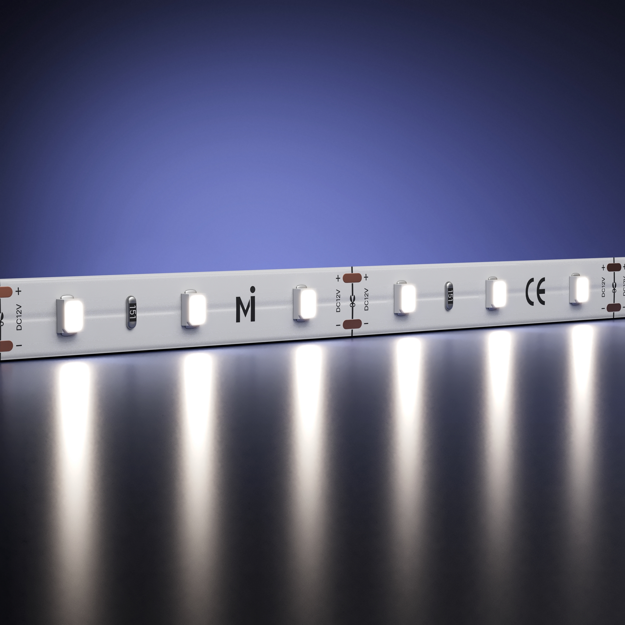 Светодиодная лента Ультра 12В 2835 7,2Вт/м 4000К 5м IP 20 201018