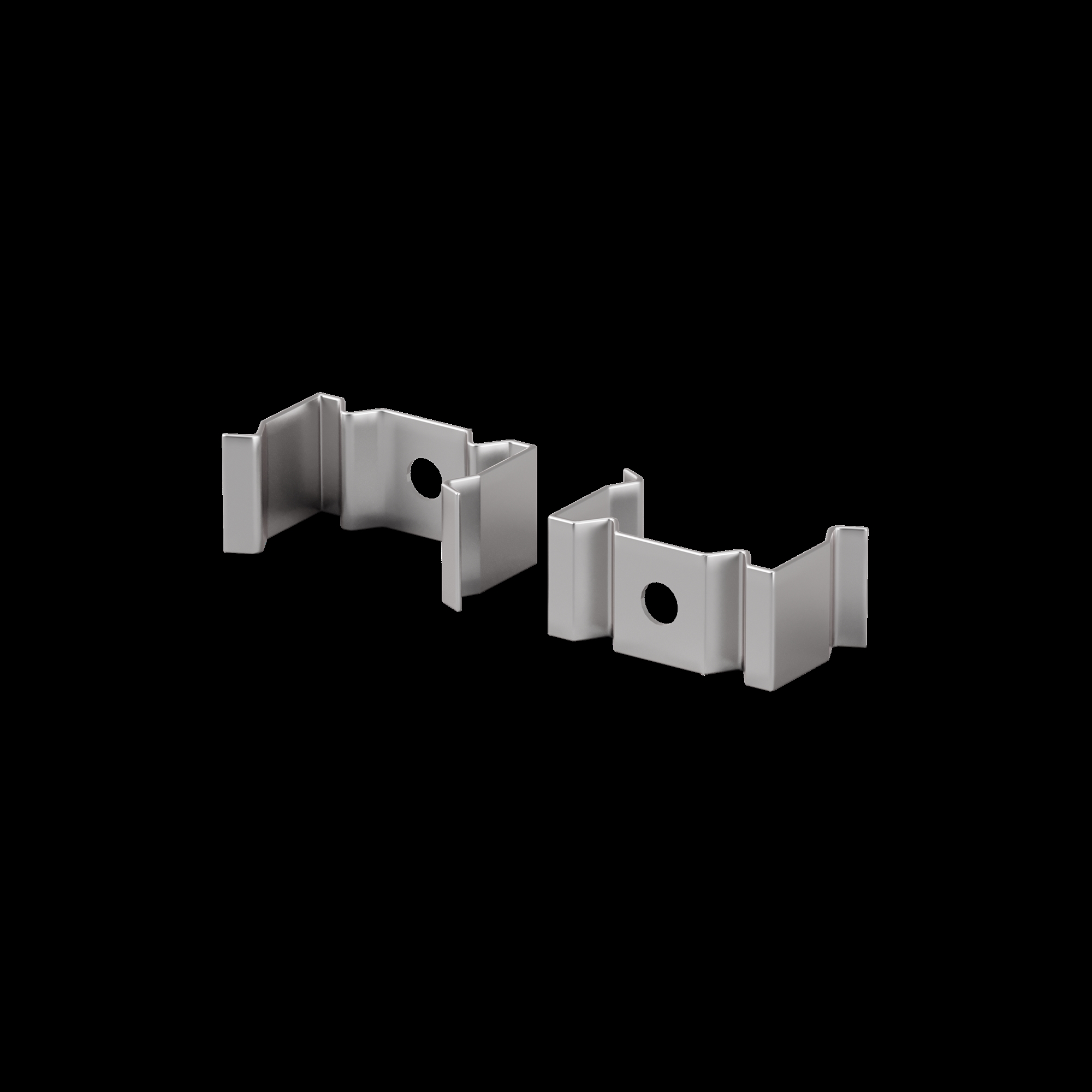 Комплект креплений (для профиля 20x20) 4 шт., ALM-2020B-MT 642078