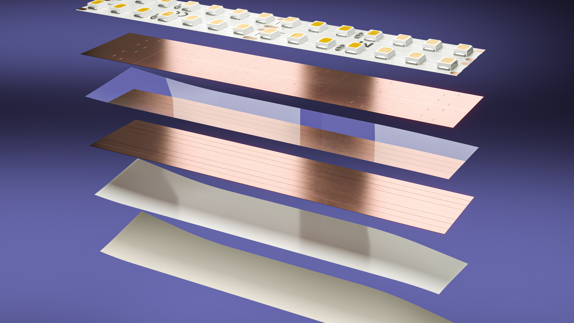 Двухслойная печатная плата из чистой меди