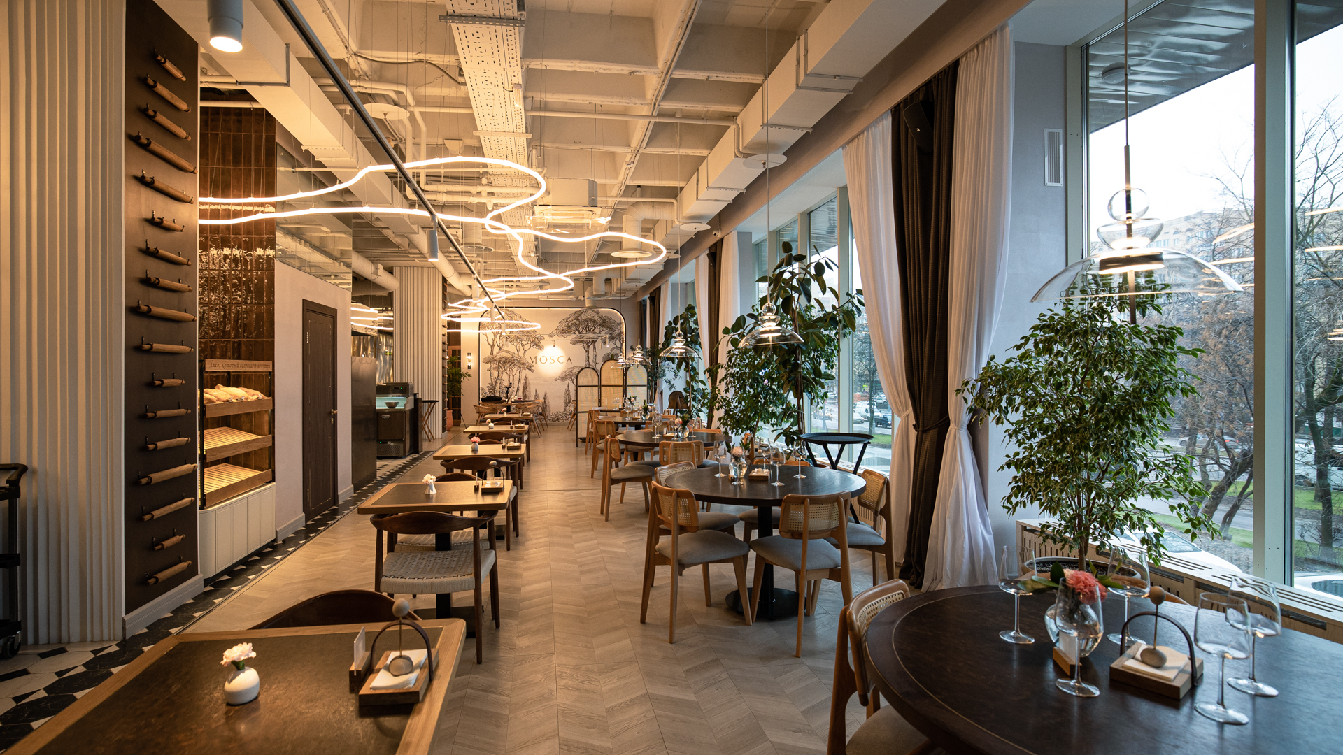 Итальянский ресторан Mosca в Москве