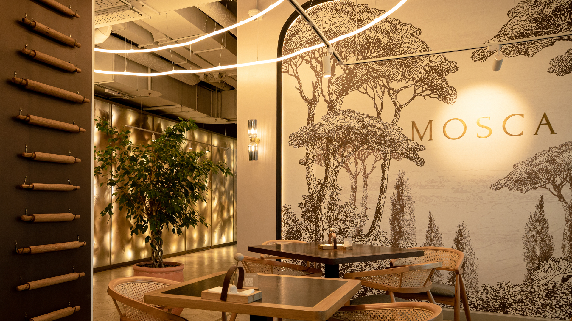 Итальянский ресторан Mosca в Москве