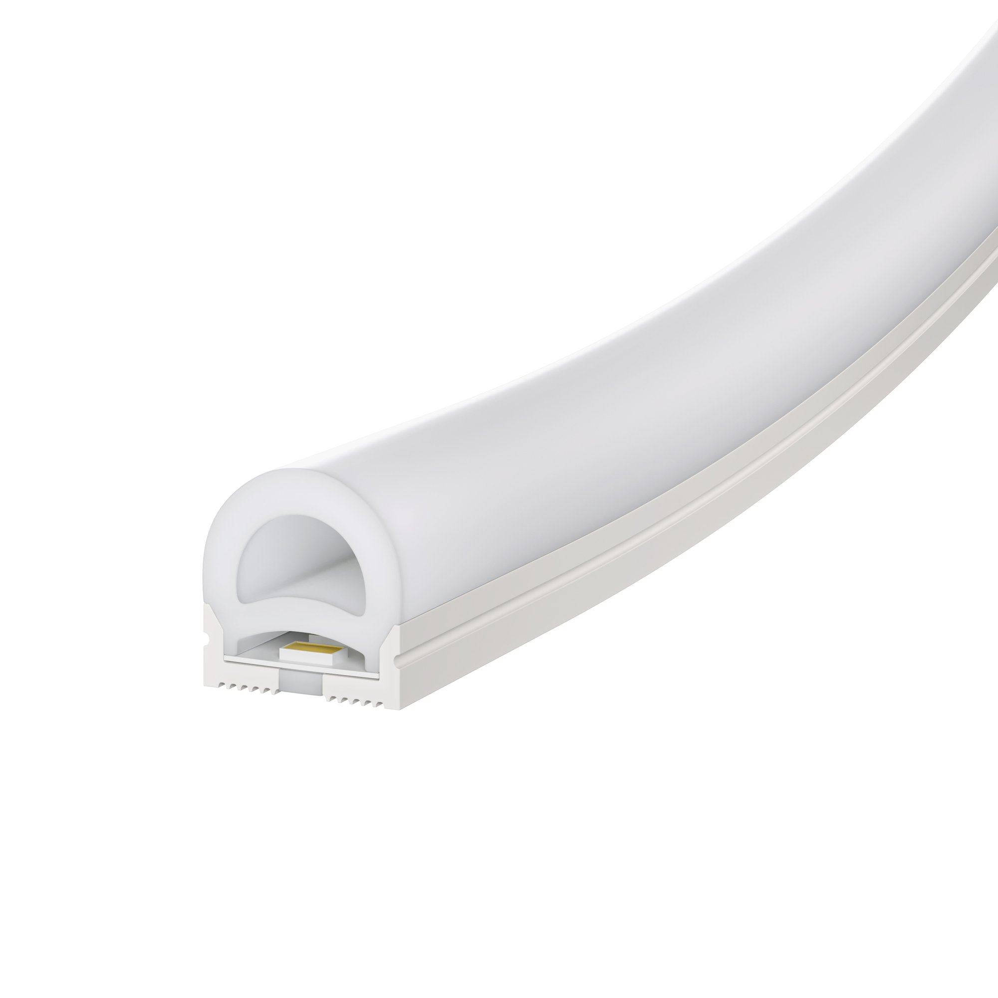 Термостойкий гибкий неон 1313 24В 14.4Вт/м 3000K IP67 5м