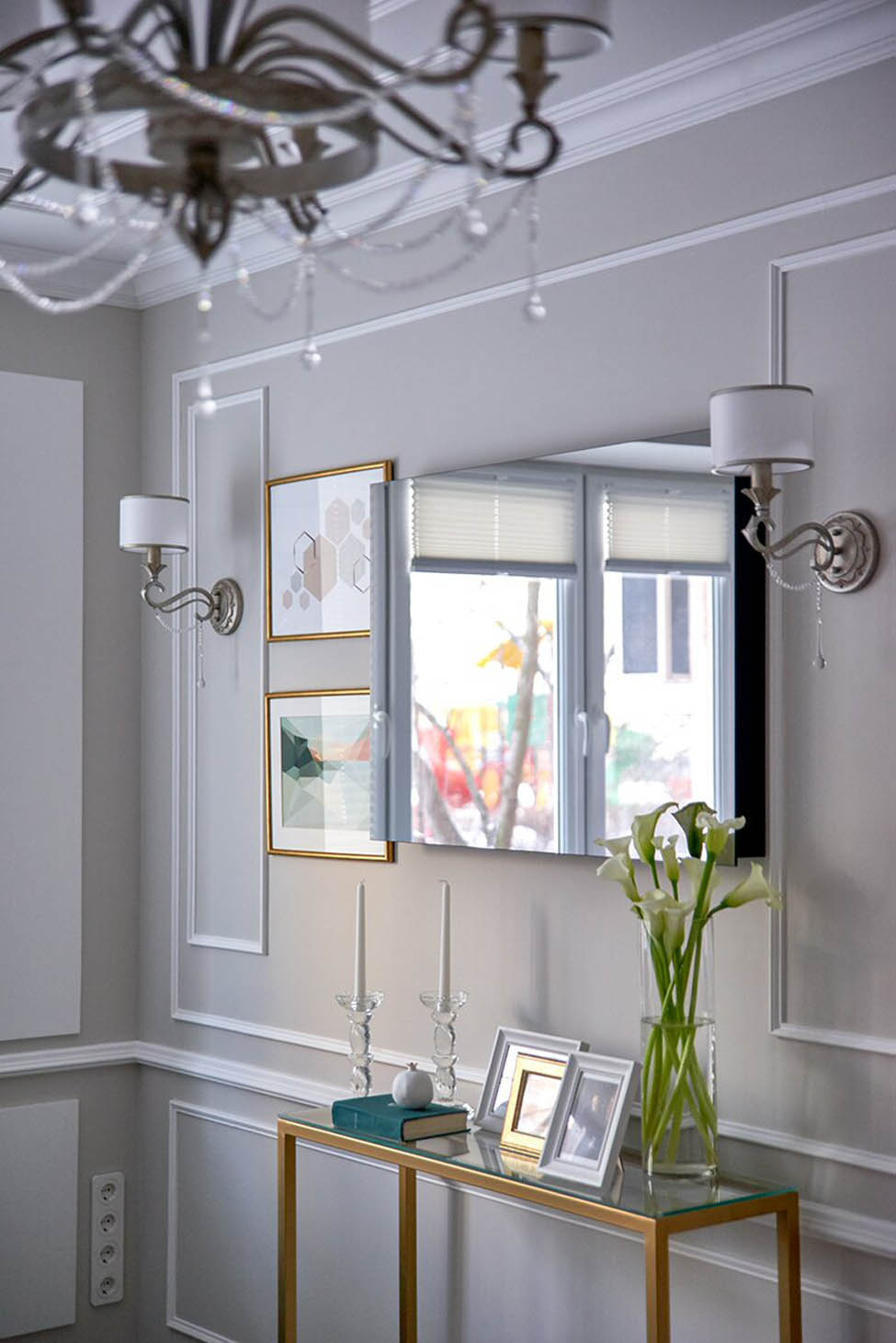 Светильники Maytoni в проекте в стиле ар-деко