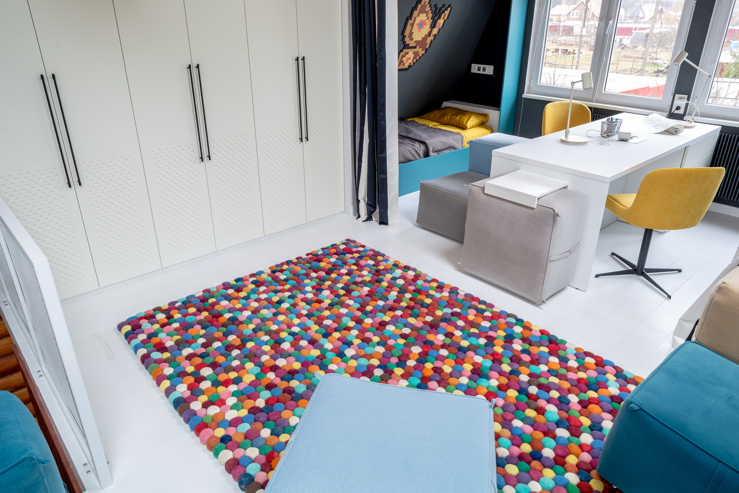 Капсульная мансарда для тинейджеров