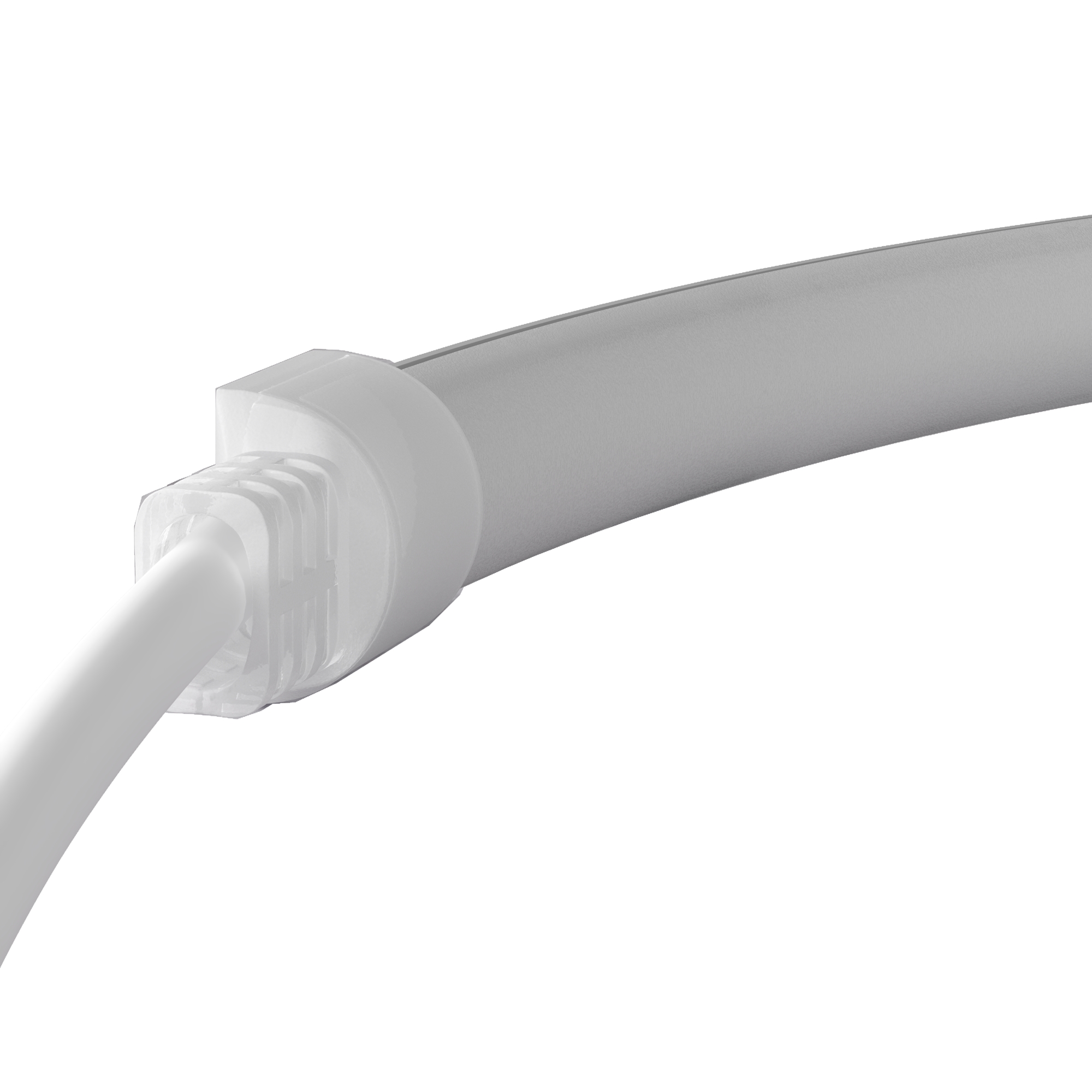 Термостойкий гибкий неон 13х7 24В 9,6Вт/м 4000K IP67 5м (вертикальный изгиб) 432055