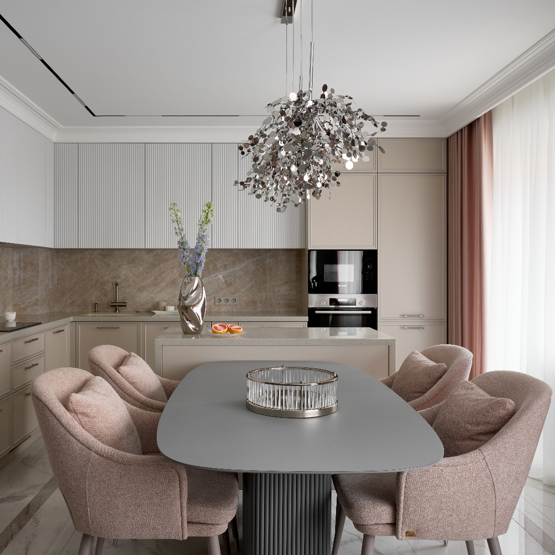 Светлый эклектик для семьи в Красноярске