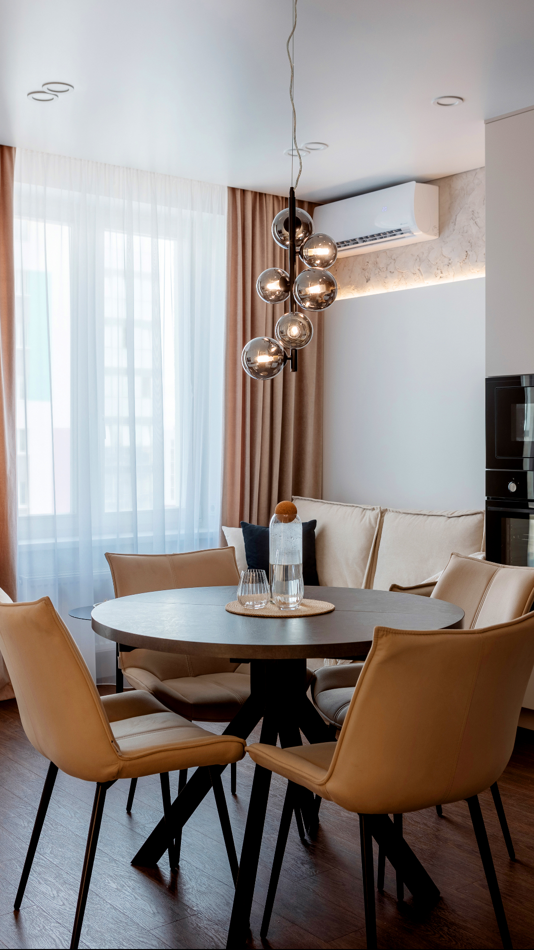 Брауни-эффект в интерьере: проект однокомнатной квартиры