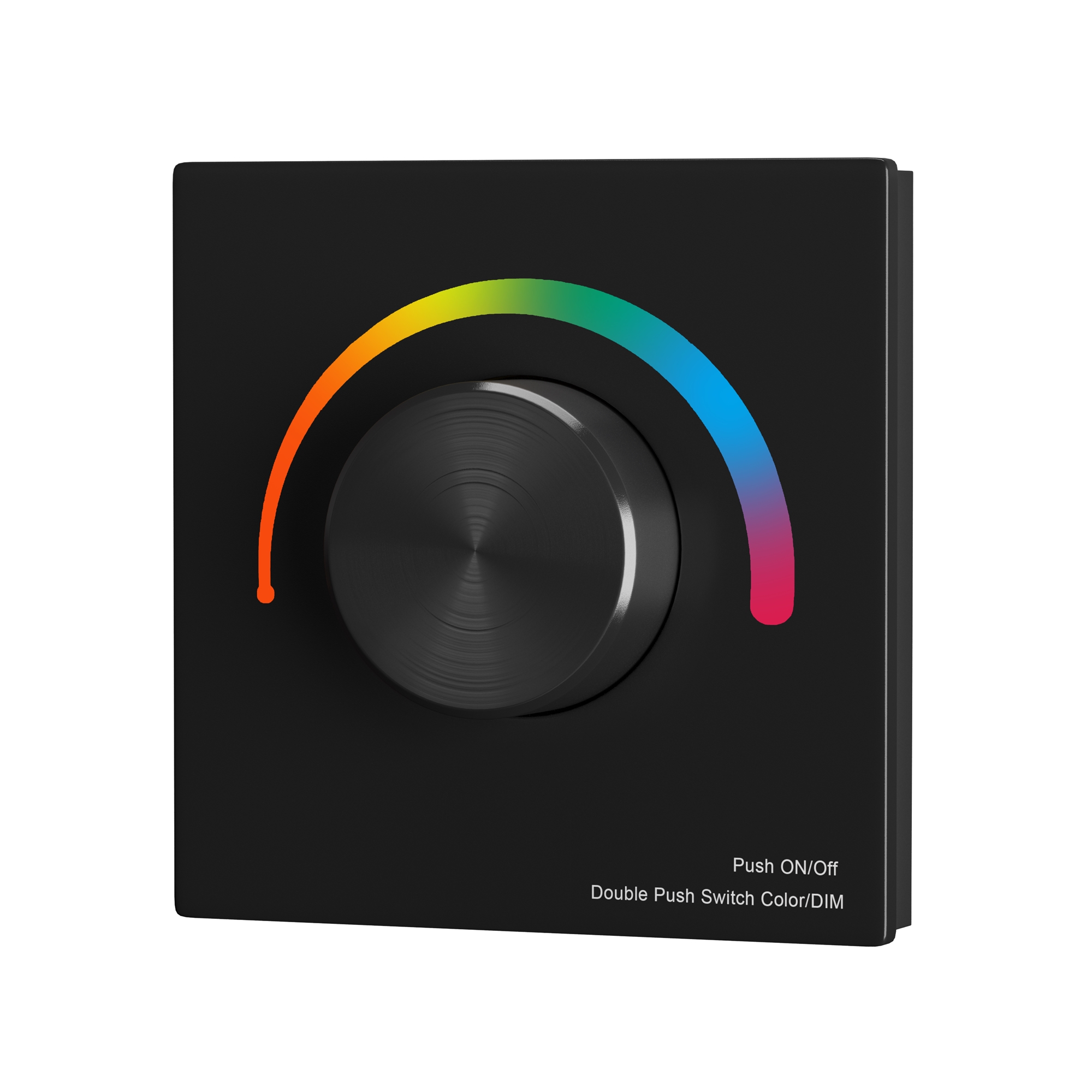 Роторная панель управления RF трехканальная 12-48В Цветная (RGB) 576Вт