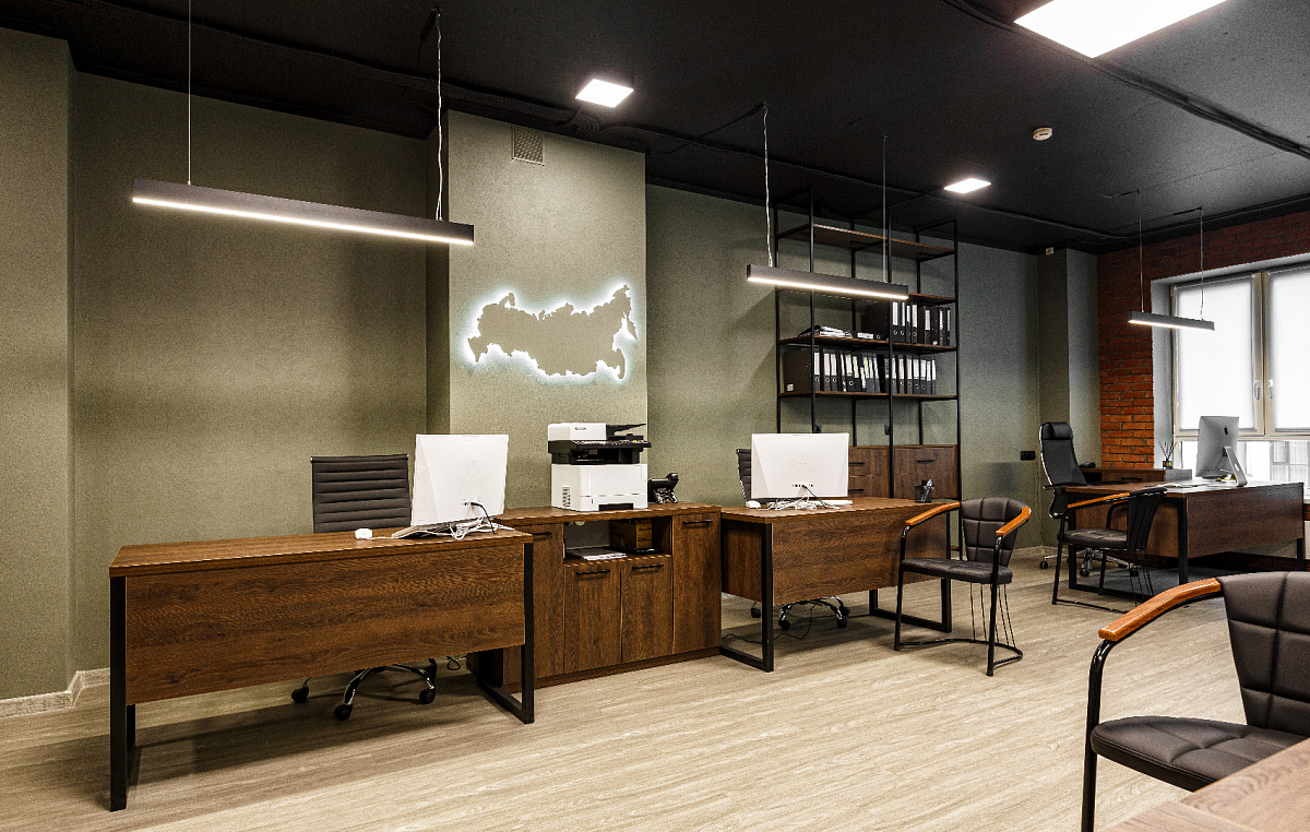 Свет и сталь: брутальный офис юридической компании