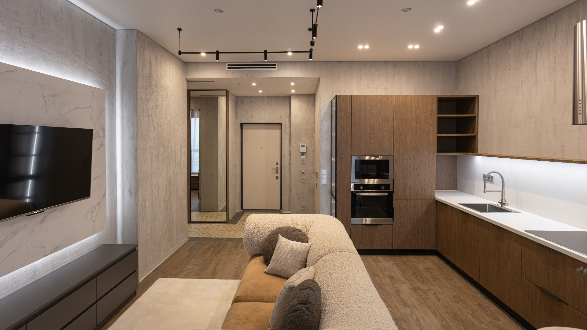 Urban Loft в ЖК «Сидней Сити» — 59 м² современного уюта