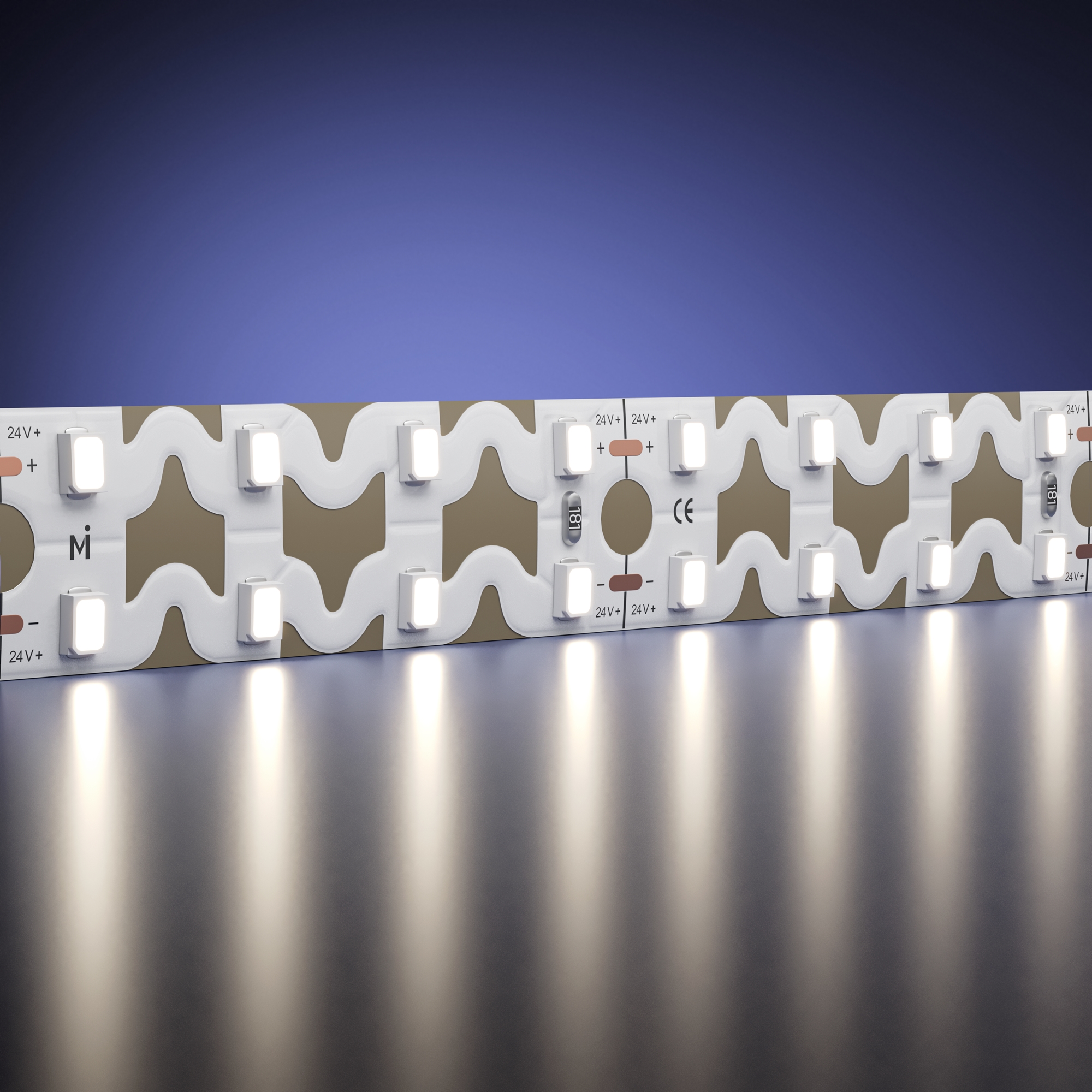 Светодиодная лента Ультра 24В 2835 19,2Вт/м 4000K 5м IP 20 20D227