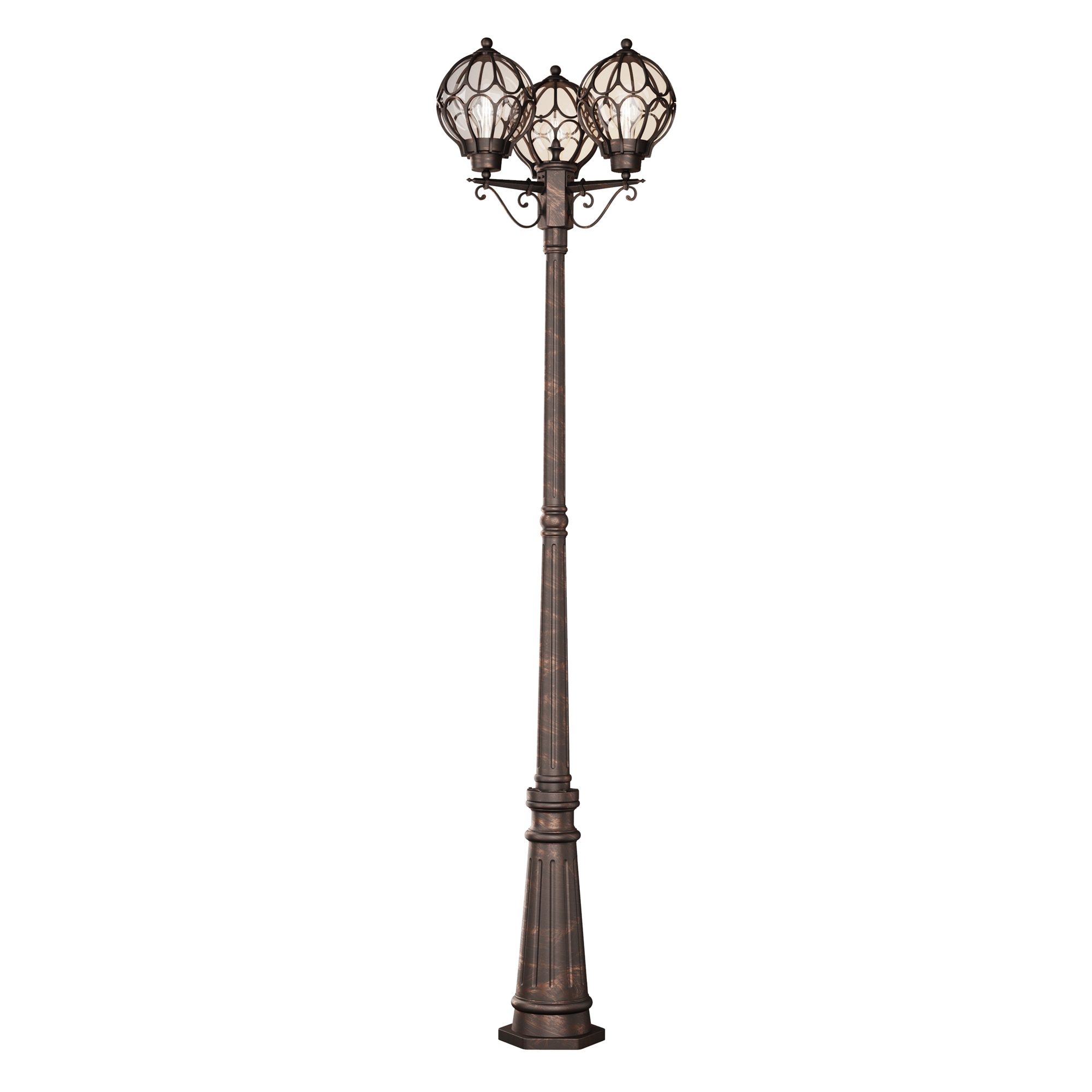 Садово-парковый светильник Виа / Via E27х3 60Вт IP 44