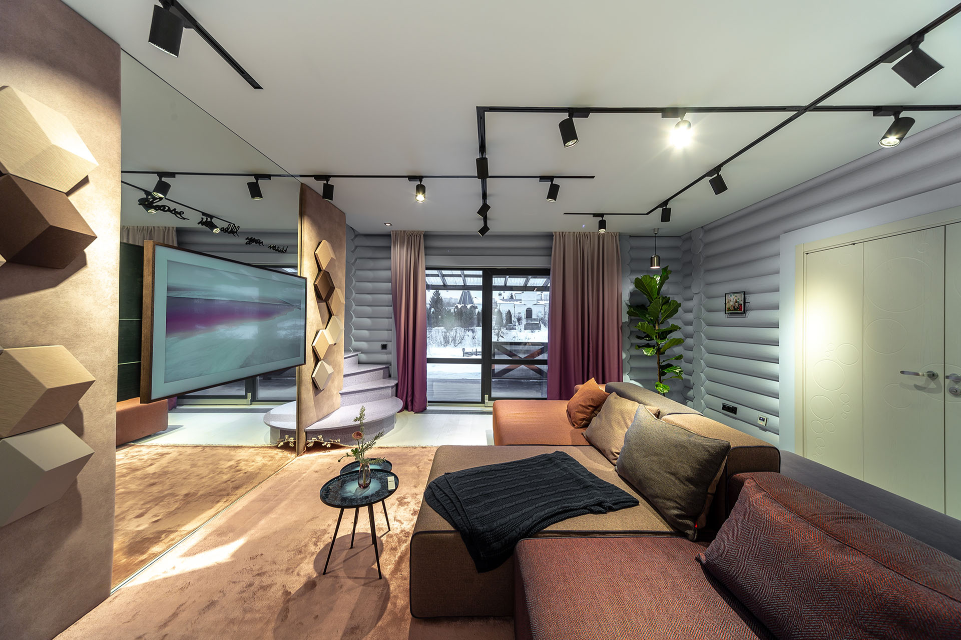 Maytoni Technical в проекте "Морозная гостиная"