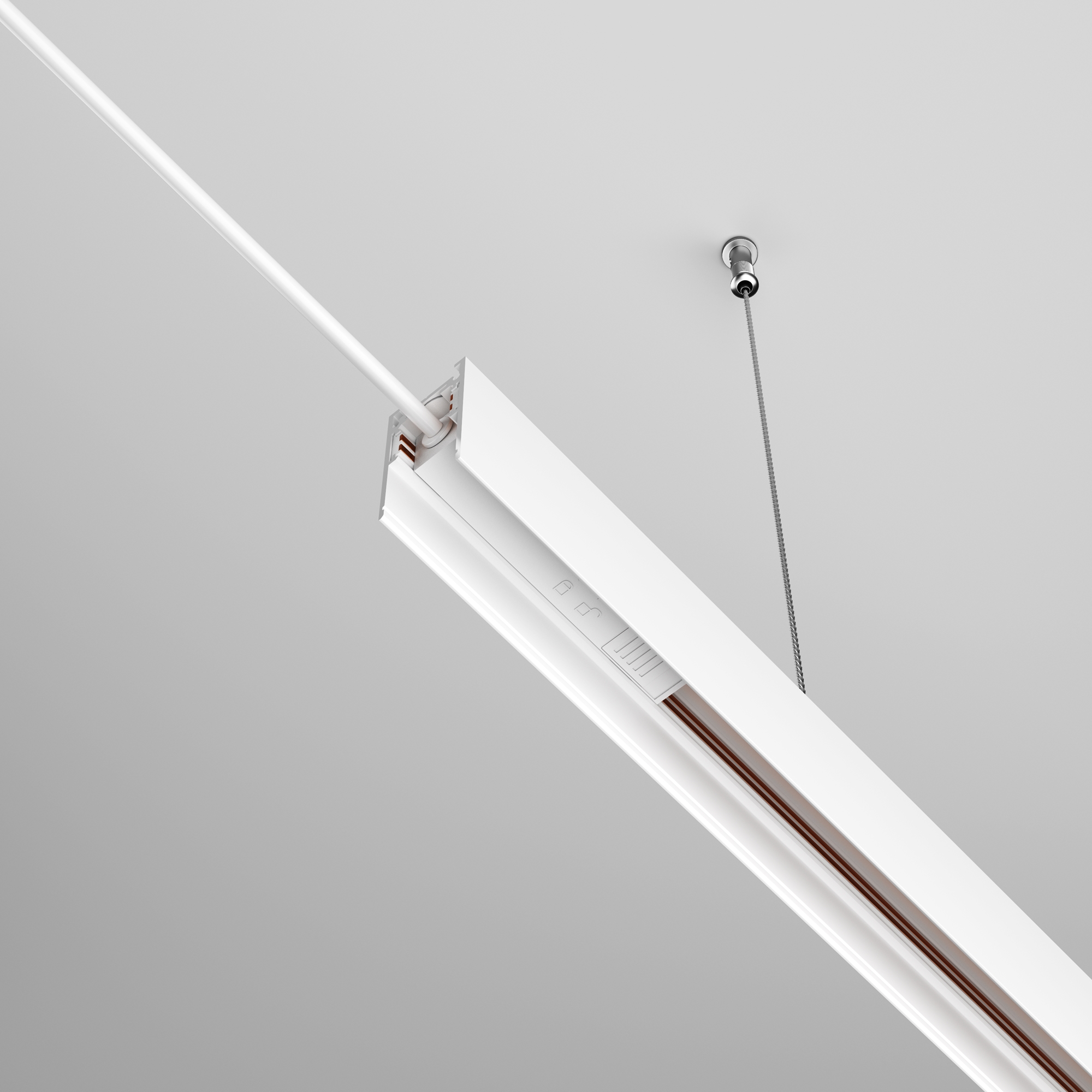 Ввод питания Exility белый