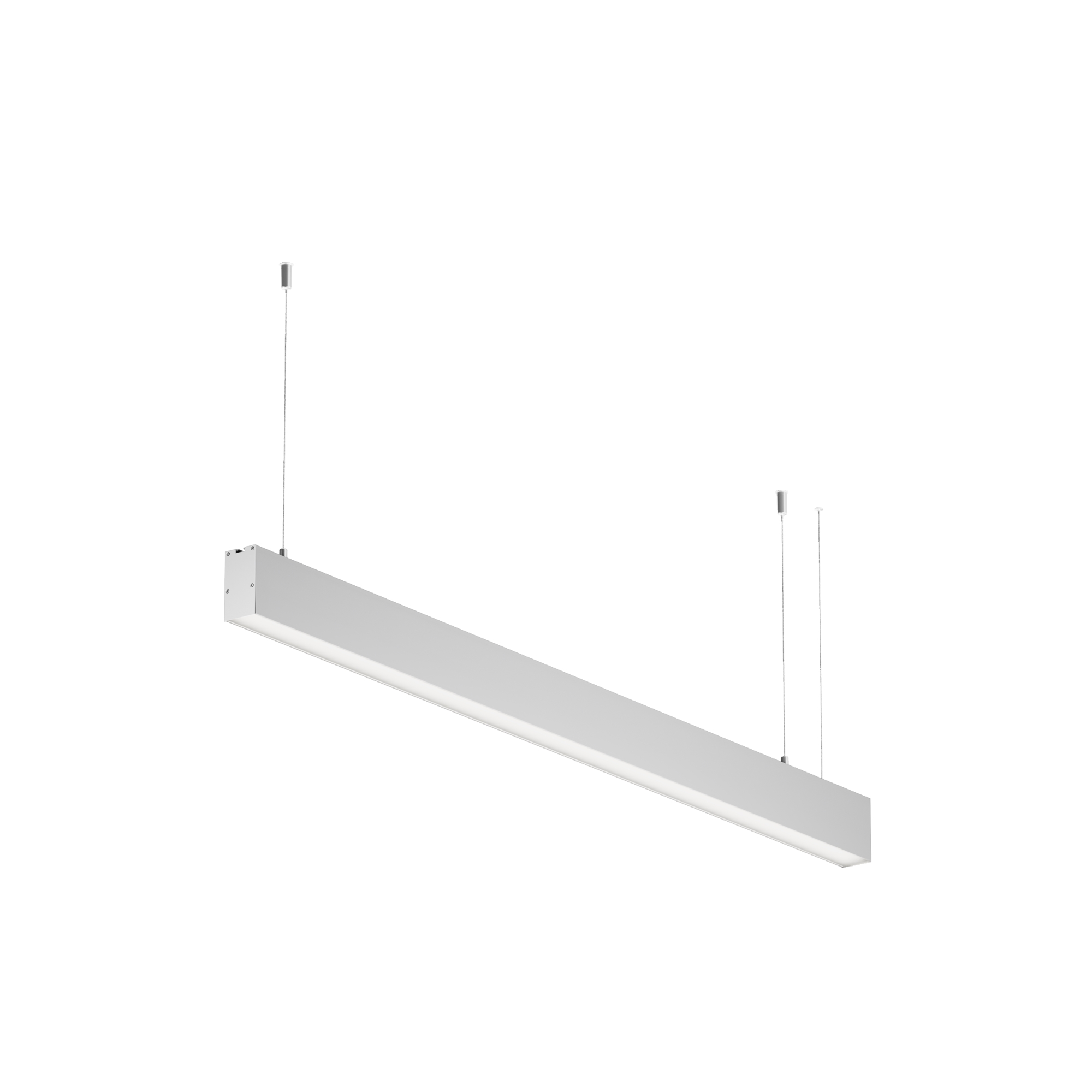Линейный светильник подвесной 3000K 35x67 20 Вт (Серебро, 1 м) LL312035