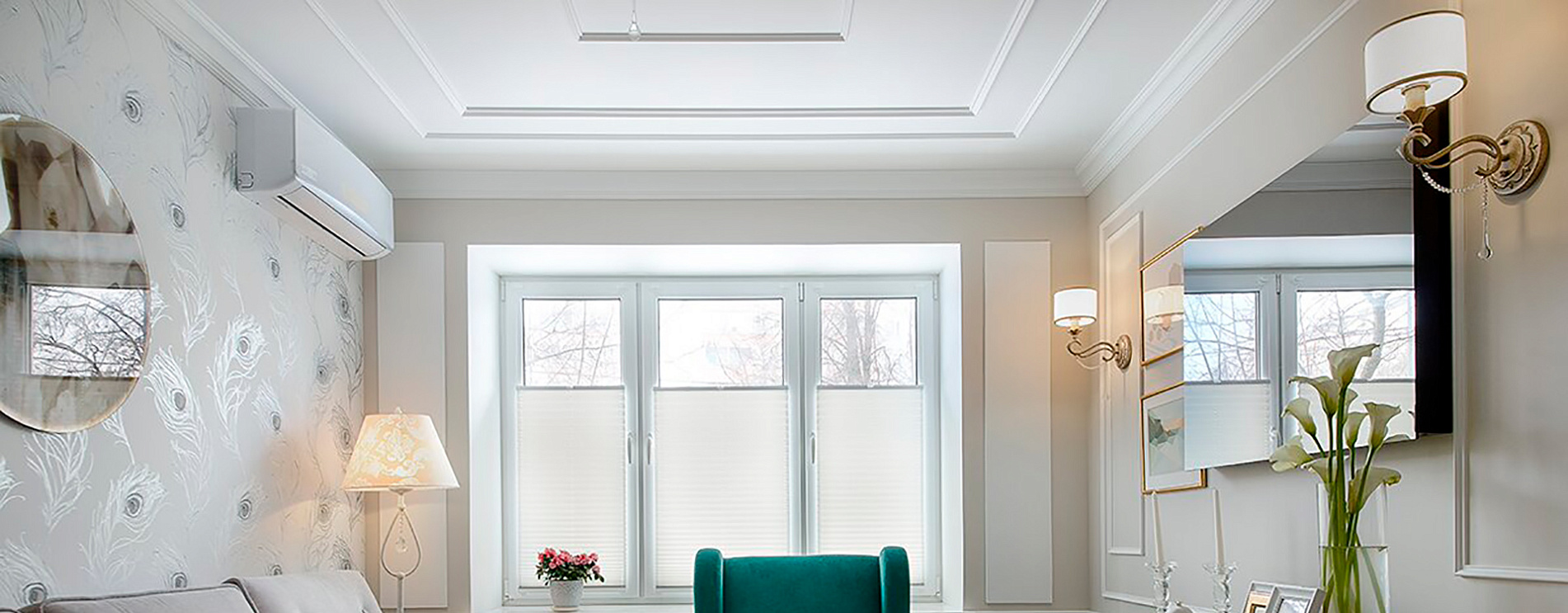 Светильники Maytoni в проекте в стиле ар-деко