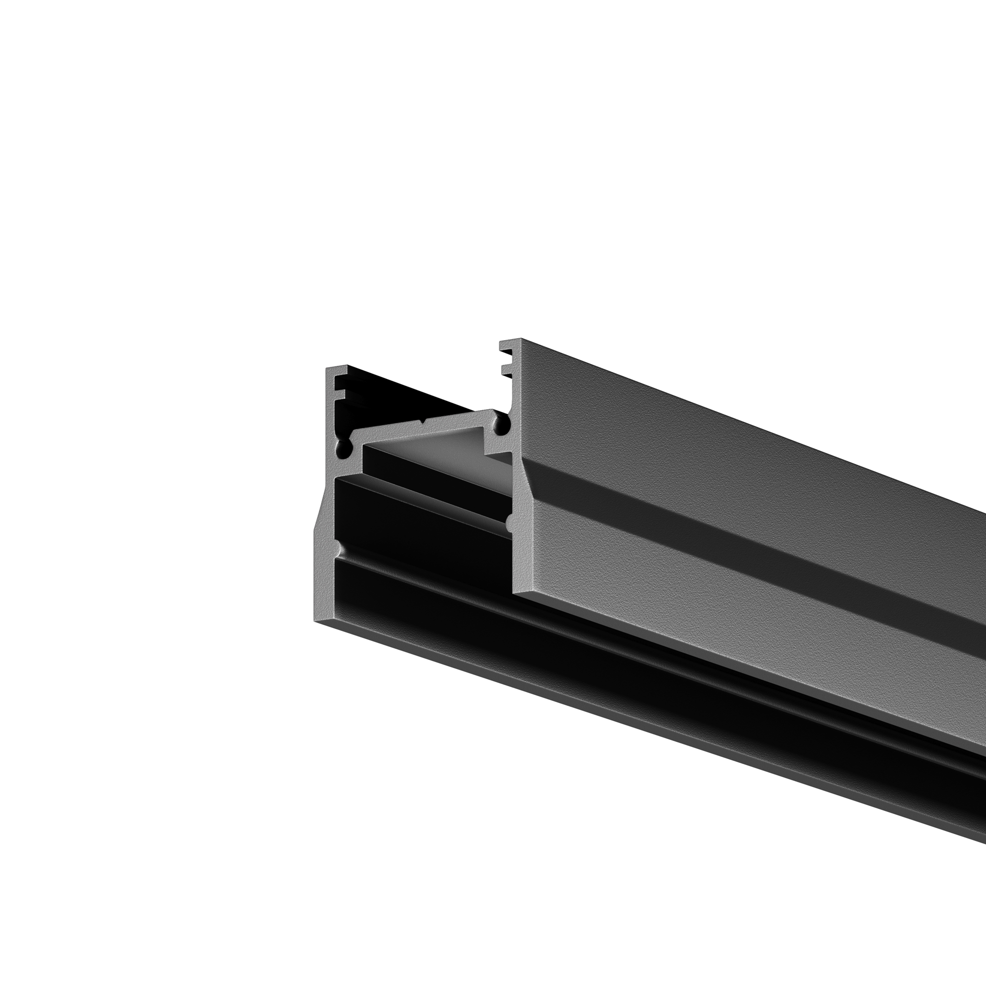 Профиль 2м Elasity IP накладной черный